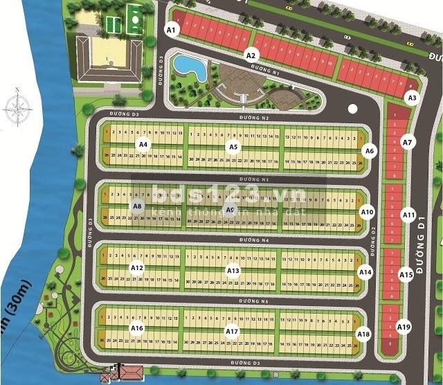 Bán nền KDC Nhơn Đức 5x19m 95m2 giá 3,8 tỷ. LH 070 4090 *** Chị Hằng