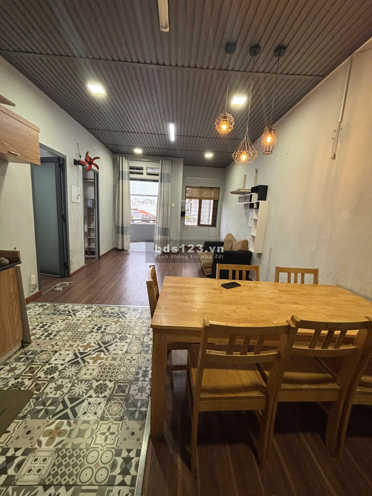 Cho thuê chung cư 675 Nguyễn Kiệm, 2PN 1WC, 8 triệu/ tháng