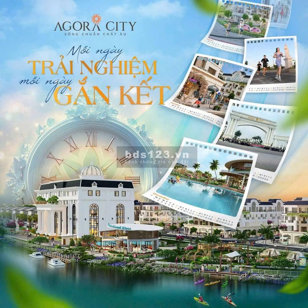 Bán DN Agora City, Đường 818, Thủ Thừa, 4.96 tỷ, 168m2, hàng hot!