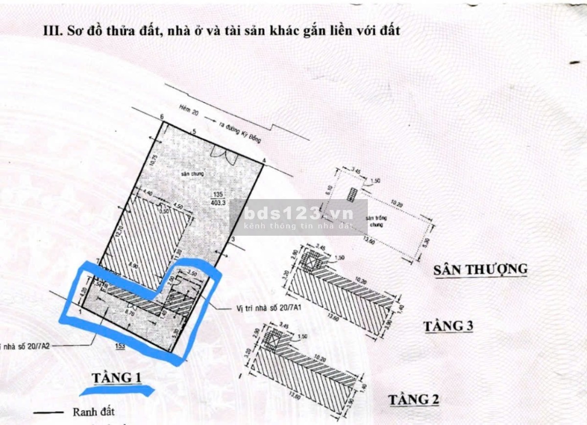 Chính chủ bán liền 2 căn trong khu biệt thự 400m2 ngay trung tâm đường Kỳ Đồng, P9, Quận 3 HCM