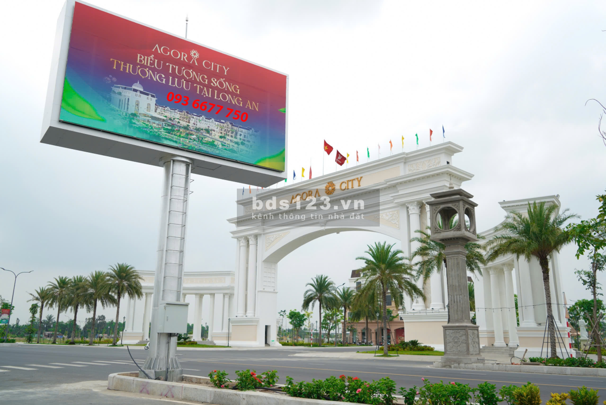 Đất nền giá tốt tại dự án Agora City - Khu đô thị trung tâm hành chính thương mại thủ thừa