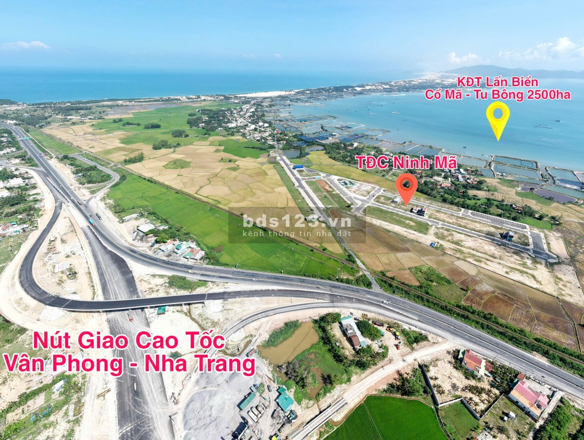 Cơ hội sở hữu đất nền hướng biển tại TĐC Ninh Mã – Vị trí vàng trung tâm KKT Vân Phong