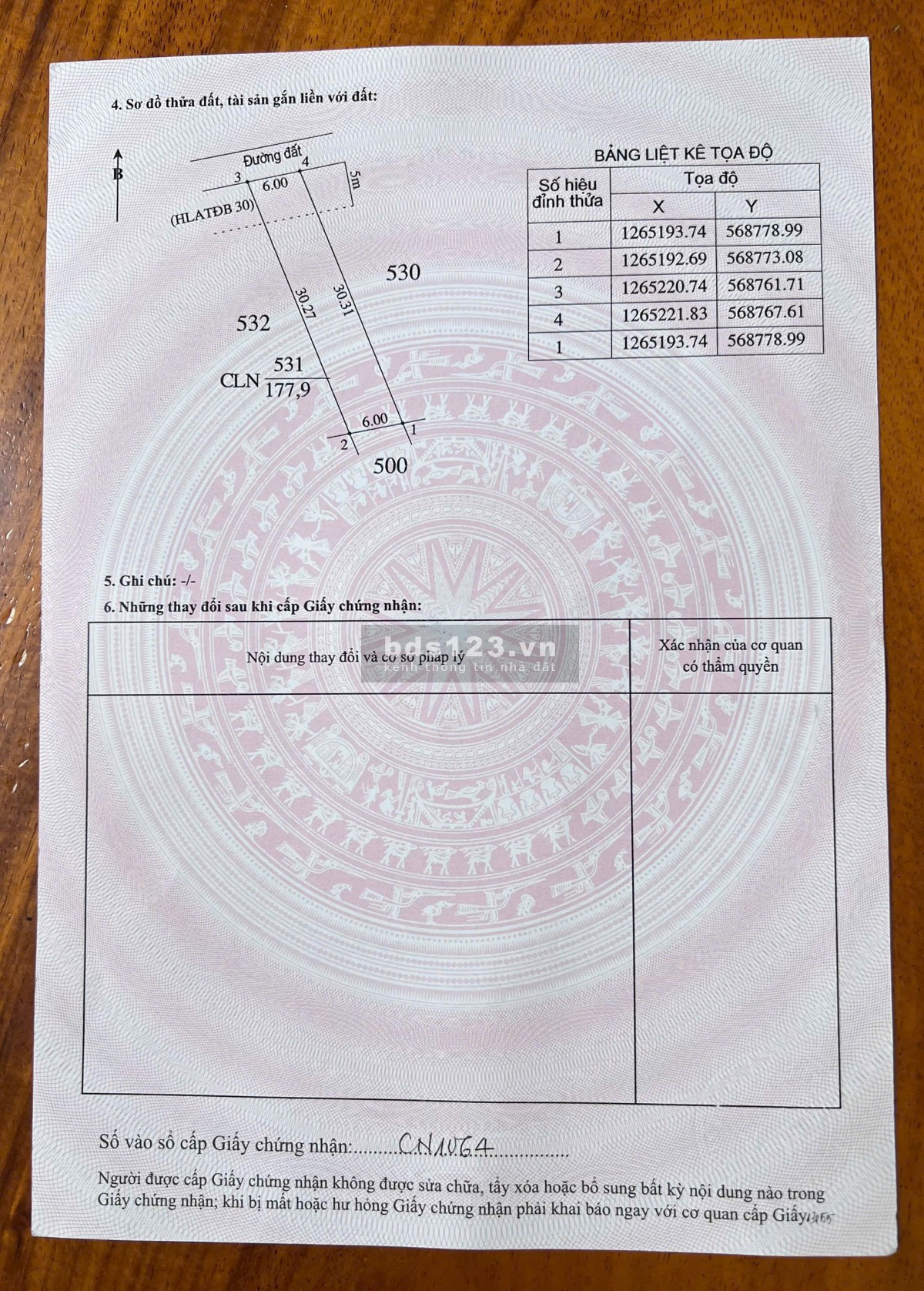 Em bán đất Bình Dương 380 Triệu 1 lô (6X30) Sổ Hồng Riêng