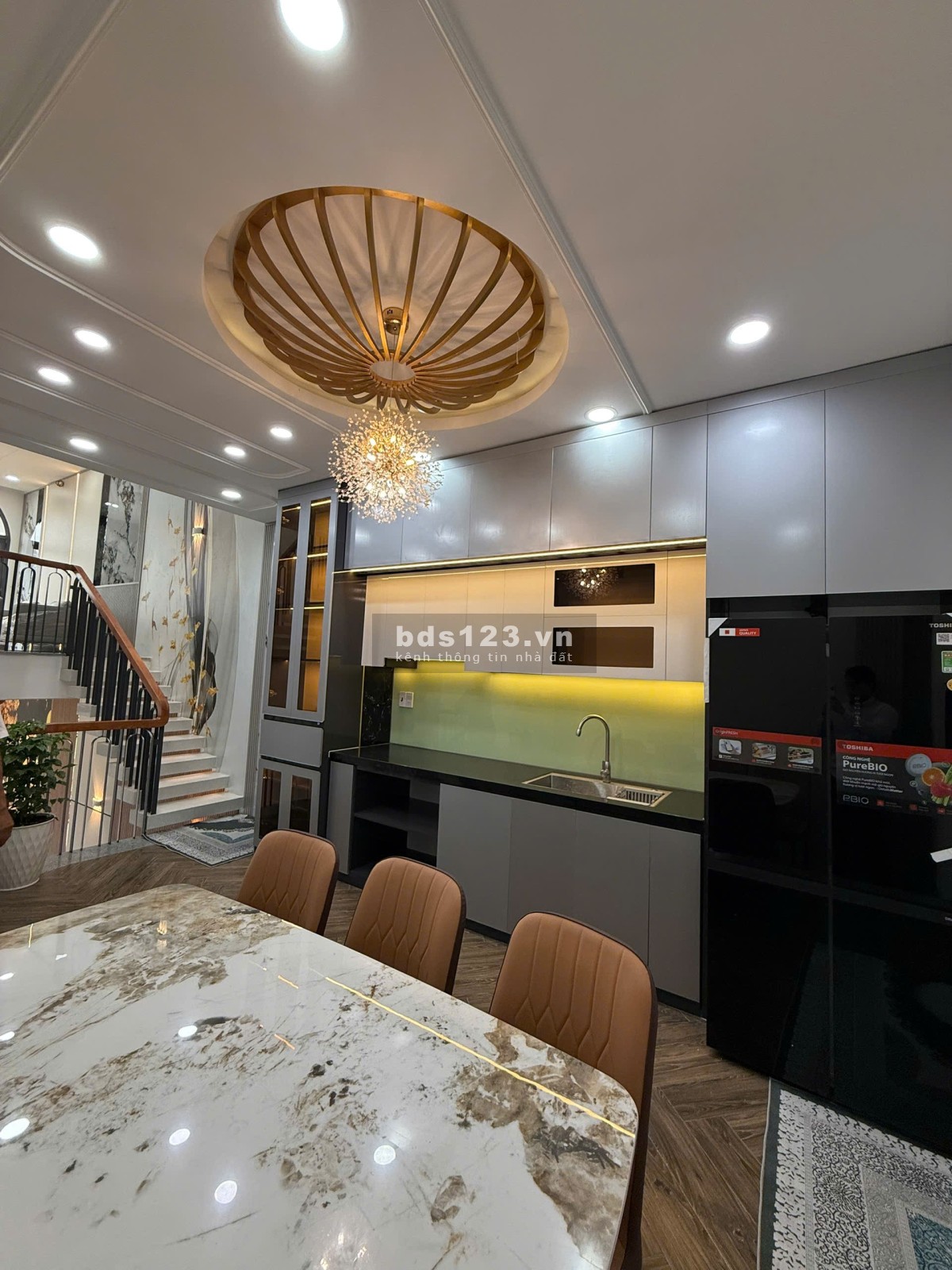 Quận 12 – Bán nhà mới 4 tầng, Thạnh Xuân 24. Đường nhựa 8m – Diện tích 4 x 17m – Giá: 6.5 tỷ