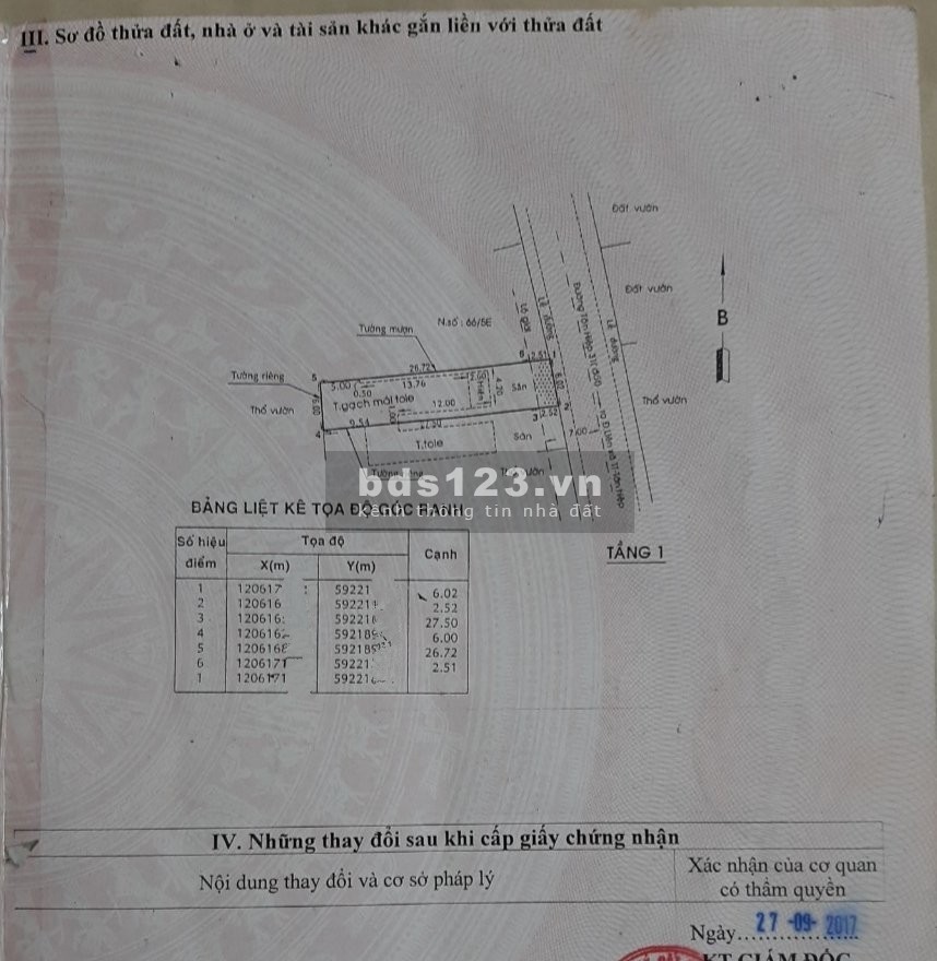 Hóc Môn – Bán nhà mặt tiền Tân Hiệp 31, khu vực đẹp. Diện tích: 6 x 30m (178m²) – Giá chỉ 5.5 tỷ