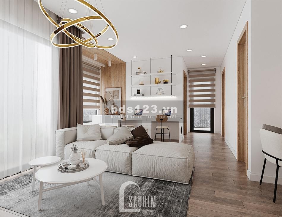 Bán căn hộ chung cư 2PN + 63m2 Vinhomes Smart Tây Mỗ chỉ 3.9 tỷ view thoáng, tầng đẹp
