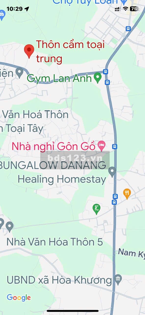 Chính chủ cần bán lô đất đã có sổ đỏ dt : 522 mét ( 400 m đất ở) 122 m đất vườn.