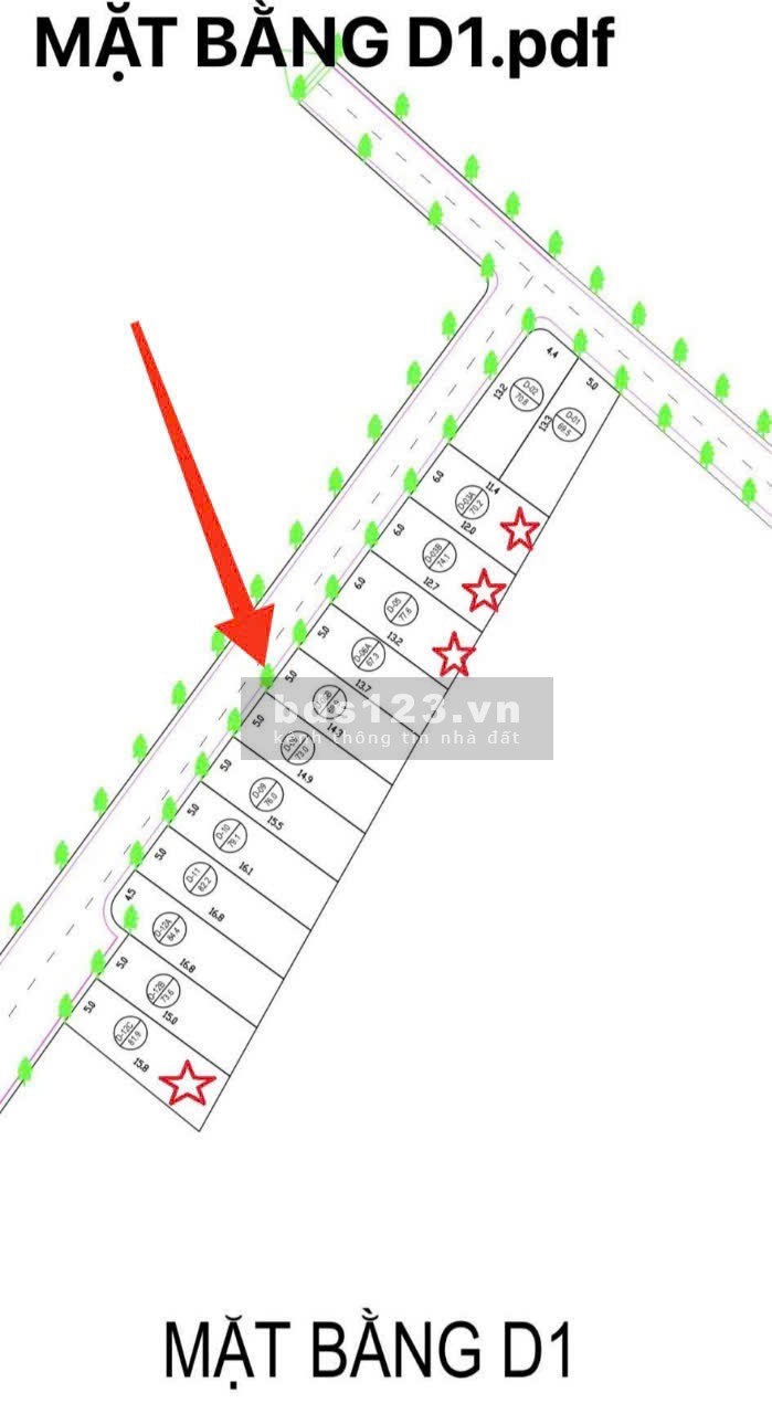 Giá rẻ nhất Huyện Thạch Thất, Tại Khoang Mái, Đồng Trúc (69,9m)