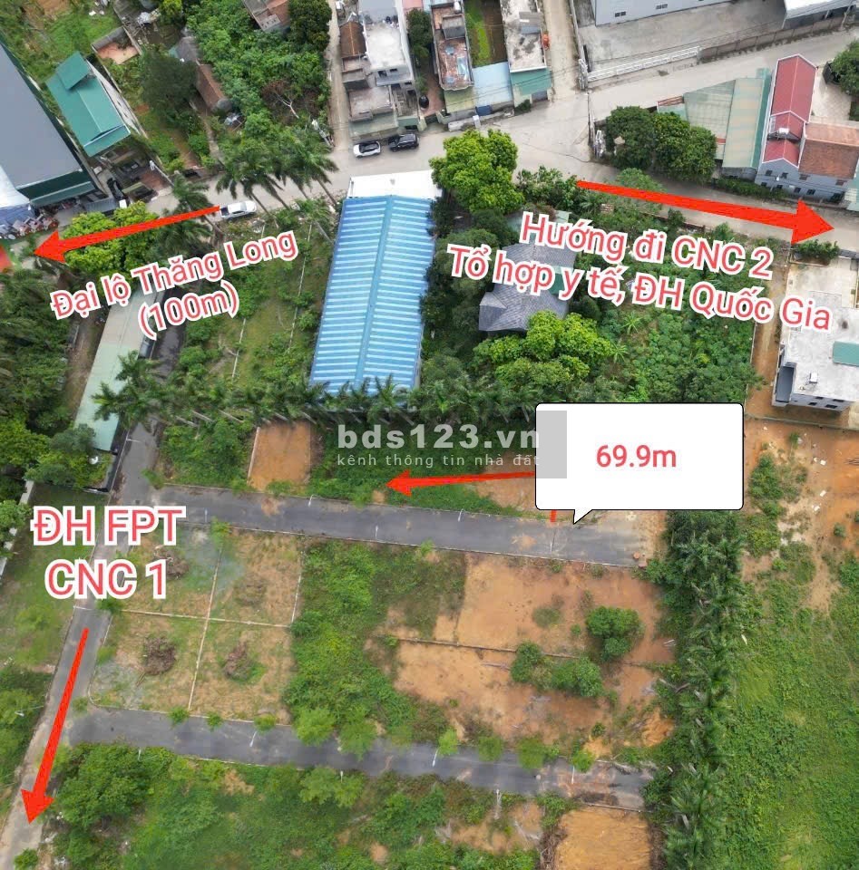 Giá rẻ nhất Huyện Thạch Thất, Tại Khoang Mái, Đồng Trúc (69,9m)