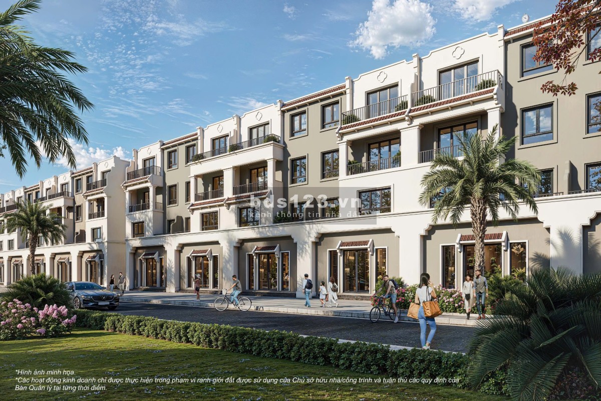 Liền kề khu đóng BM giãn xây 96m giá siêu tốt chỉ 15,3 tỷ tại Vinhomes Đan Phượng