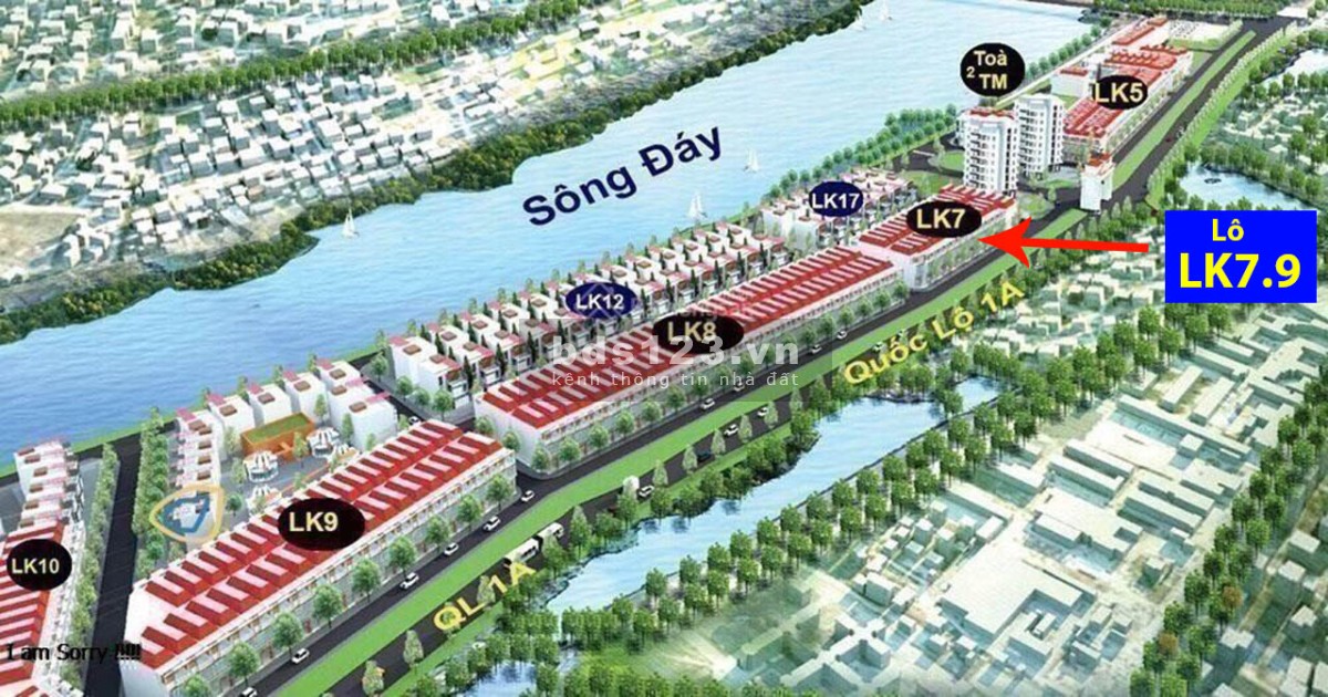 Chính chủ bán đất Tài Tâm, hướng Đông mặt QL1A, 81m2