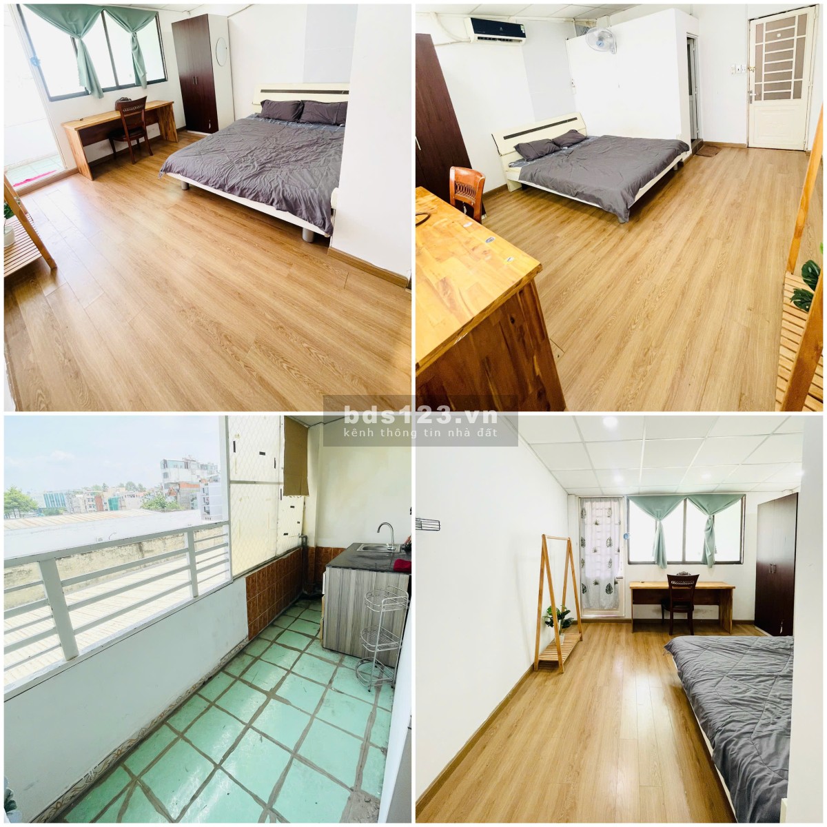 CHDV đường Giải Phóng Tân Bình có ban công tách bếp chỉ 4 triệu 300k.