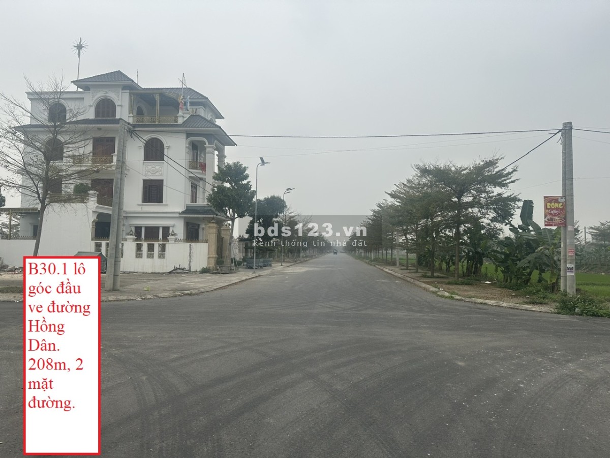 Chính chủ bán B30.1 Đầu Ve đường Hồng Dân TTHC Thịnh Vượng