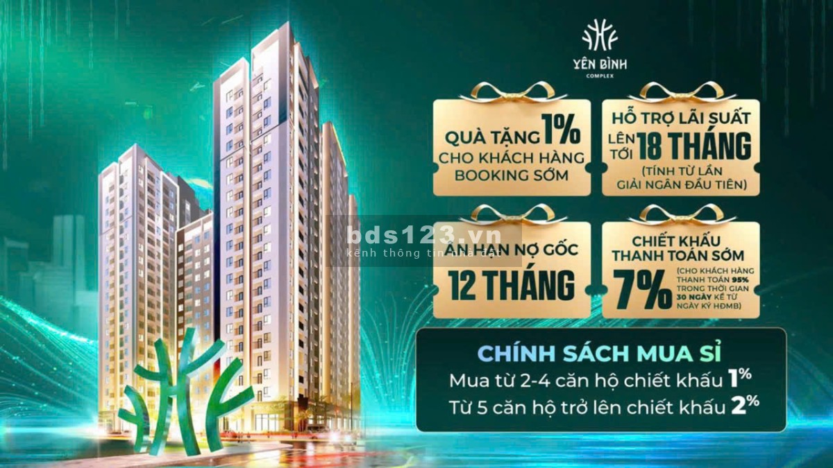 Chỉ Từ 1,3 Tỷ Để Sở Hữu Căn Hộ Tại Dự Án KĐT Yên Bình, Thái Nguyên