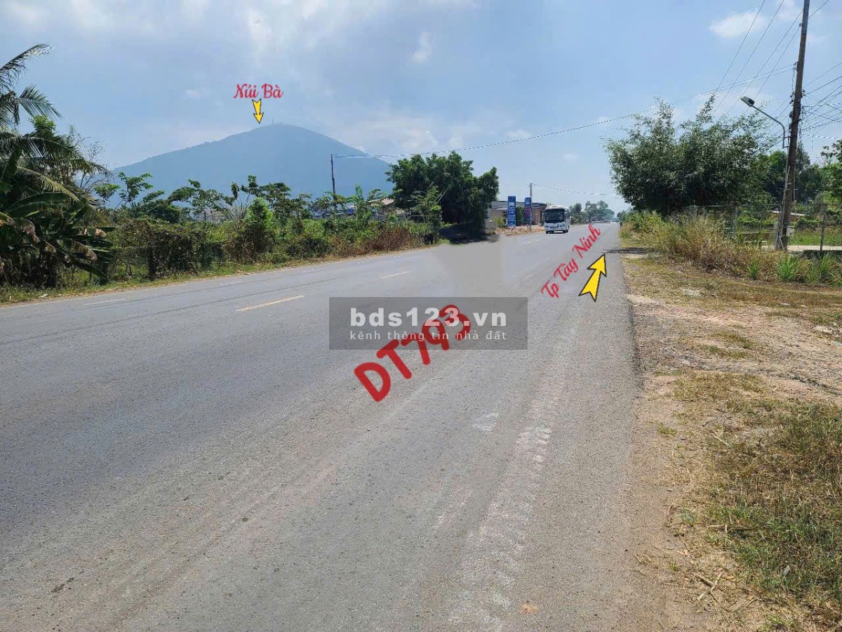 Bán đất mặt tiền đường tỉnh, giáp ranh thành phố Tây Ninh