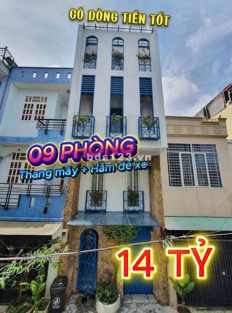 Bán căn hộ dịch vụ KDC Tân Quy Đông, dòng tiền tốt, 9 phòng full nội thất