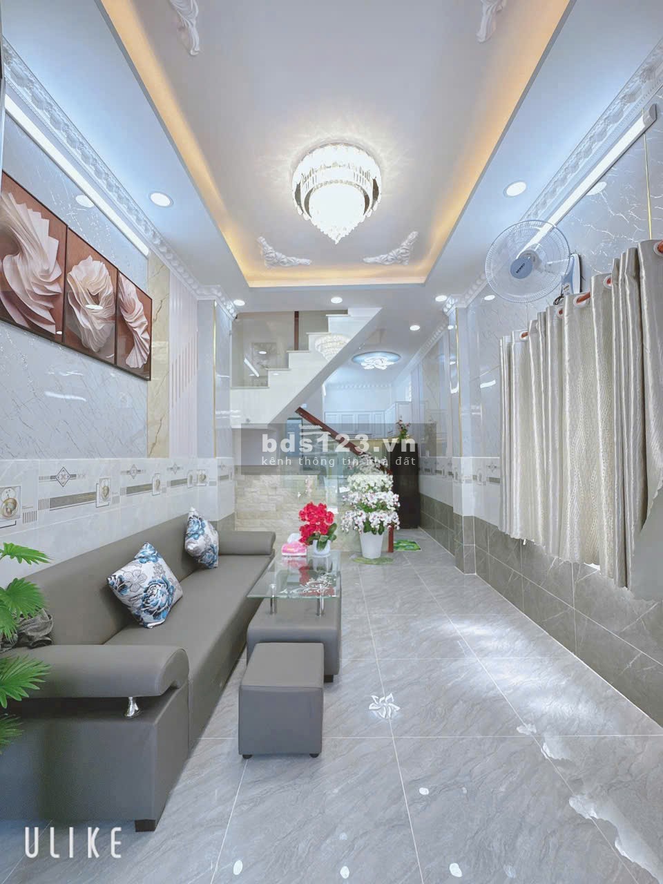Bán nhà hẻm 1942/...Huỳnh Tấn Phát TT Nhà Bè, 3,2 x 10m, trệt +2lầu, bancon, 4PN+3WC