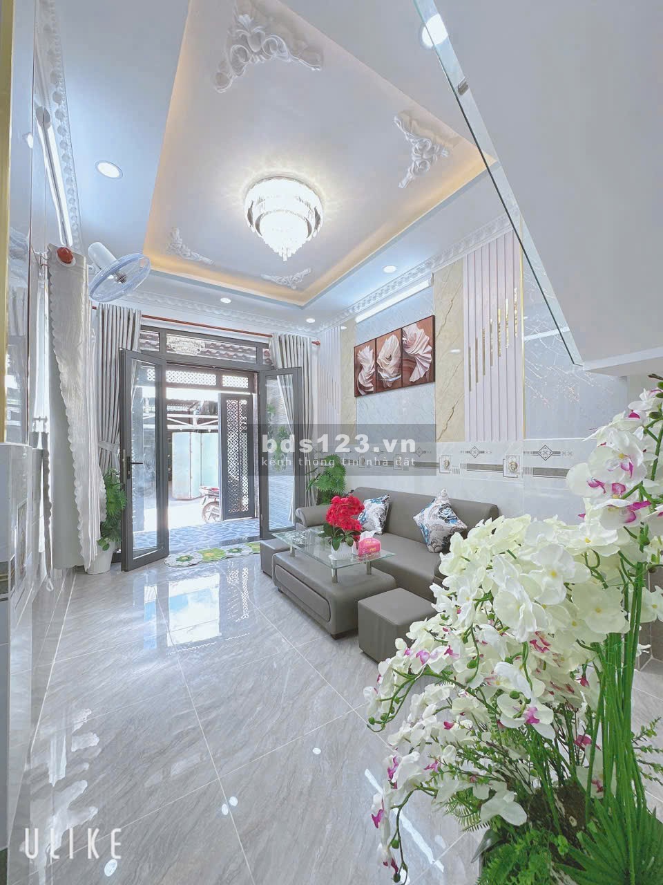 Bán nhà hẻm 1942/...Huỳnh Tấn Phát TT Nhà Bè, 3,2 x 10m, trệt +2lầu, bancon, 4PN+3WC