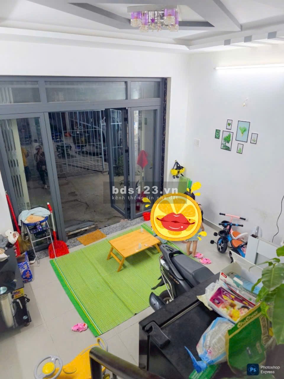 Bán Nhà hẻm thẳng hẻm 2266 Đường Huỳnh Tấn Phát, Thị trấn Nhà Bè, 4m x 6m,1 trệt 2 lầu 2PN, 3WC