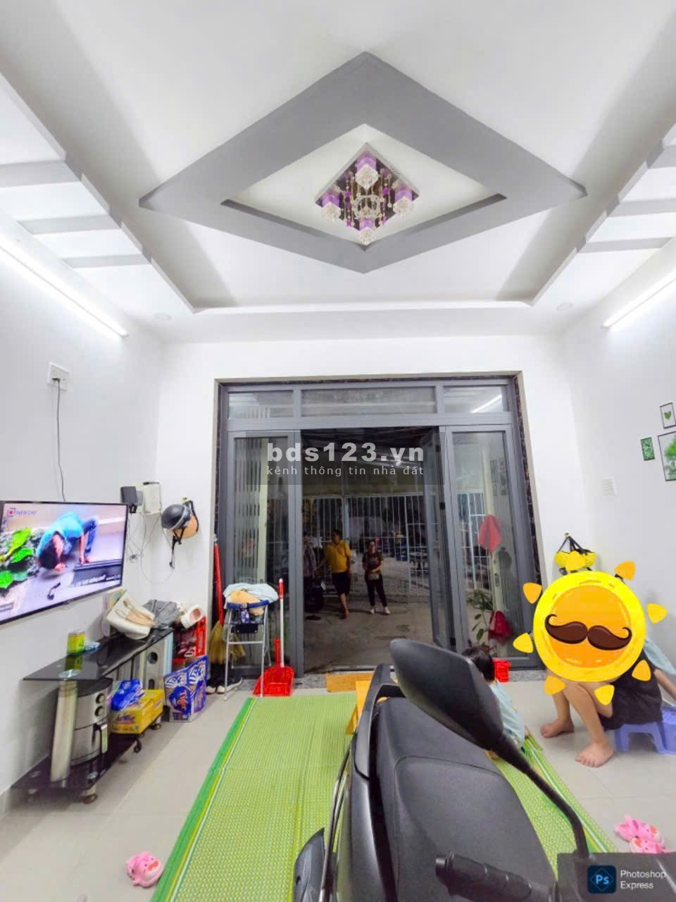 Bán Nhà hẻm thẳng hẻm 2266 Đường Huỳnh Tấn Phát, Thị trấn Nhà Bè, 4m x 6m,1 trệt 2 lầu 2PN, 3WC