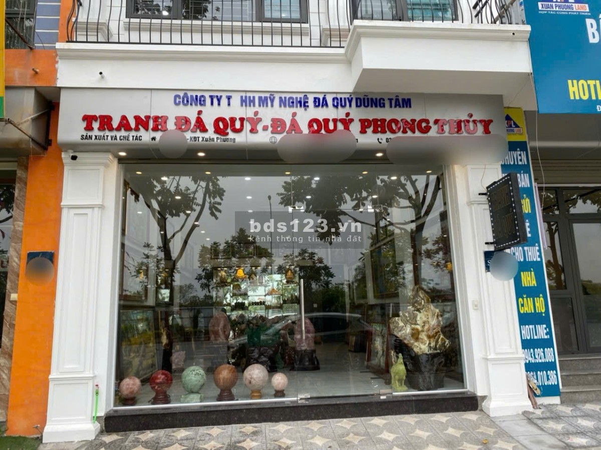 Shophouse 90m² liền kề Tasco Xuân Phương, 2 mặt tiền 6m, đường Foresa 40m, Nam Từ Liêm