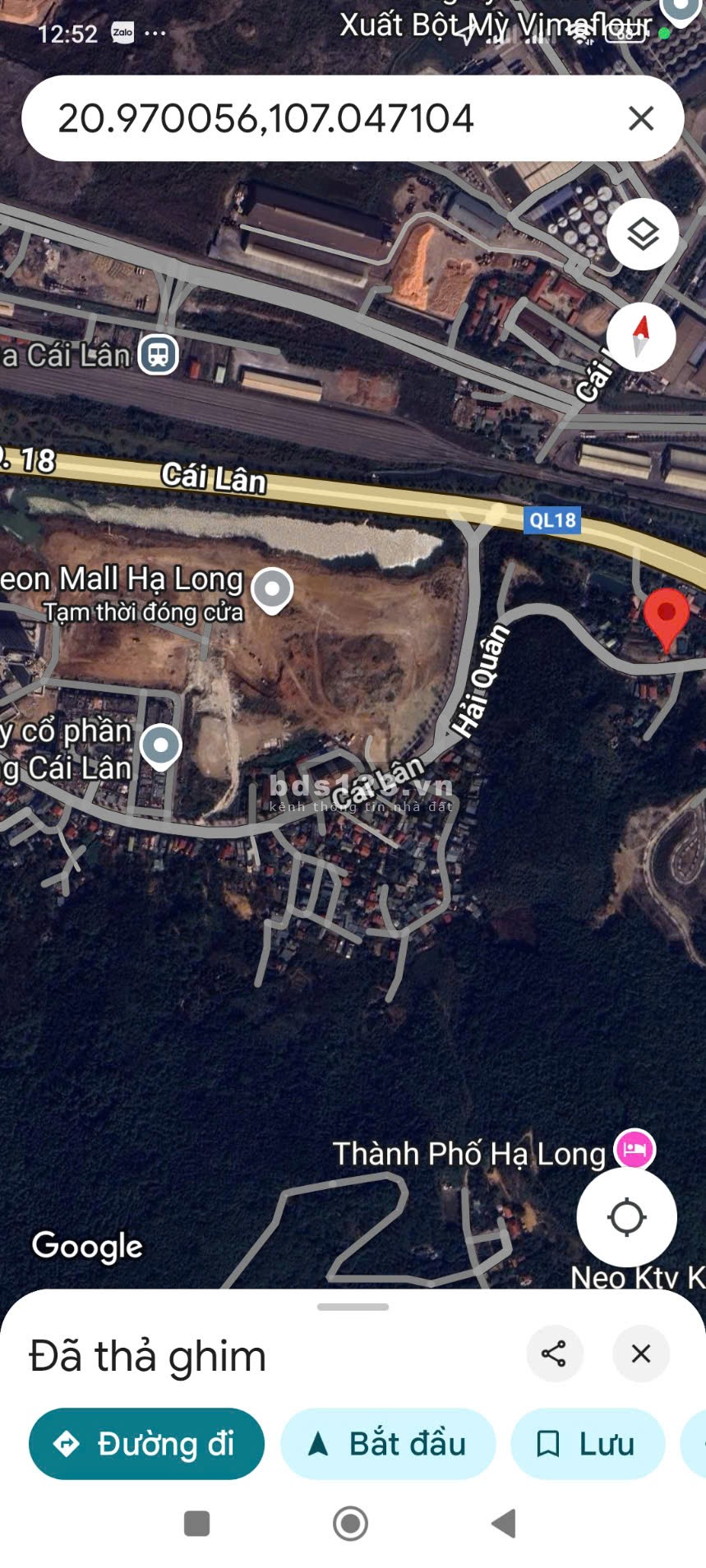 Lô đất 530m2 ngay Cái Lân – Gần Aeon Mall, gần biển – Vị trí lý tưởng để ở hoặc kinh doanh!