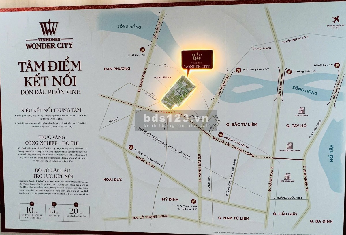 Bán Shophouse 136m trục chính đối diện tòa VP, chung cư, ga Metro kđt Vinhomes Đan Phượng giá 29 tỷ