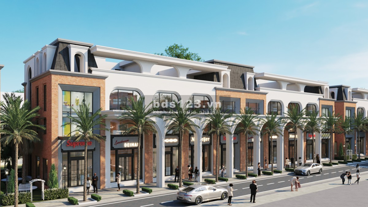 Bán căn góc mặt tiền Chu Văn An – Palmy Biztown Thanh Trì – 95m² – giá từ 200 triệu/m²