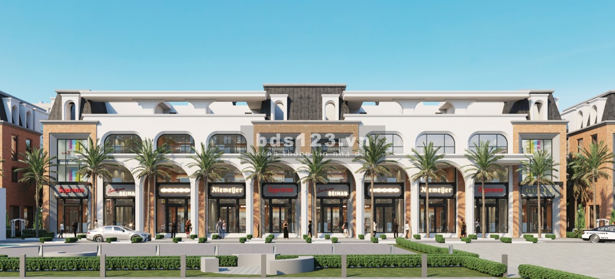 Bán căn góc mặt tiền Chu Văn An – Palmy Biztown Thanh Trì – 95m² – giá từ 200 triệu/m²