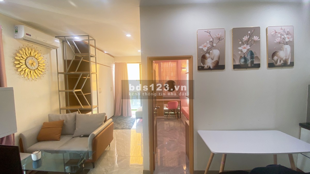 Cho thuê căn hộ mini 1 phòng ngủ – 1 phòng khách đẹp, tiện nghi