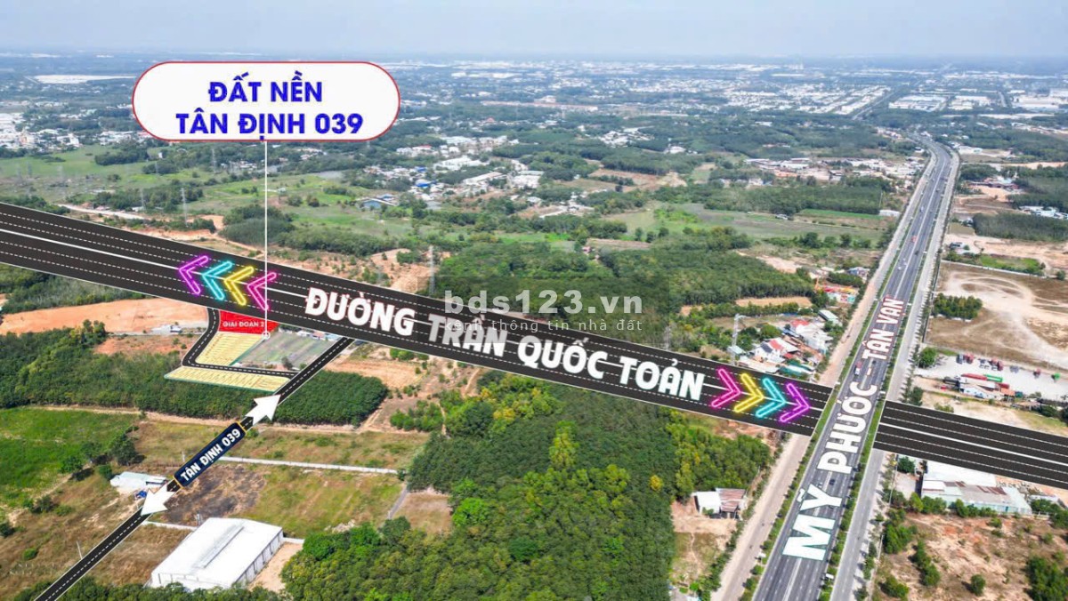 Bán đất 208m2, thổ cư 60m2, gần KDL Đại Nam, gần Mỹ Phước Tân Vạn, giảm 300 triệu còn 1 tỷ 3xx