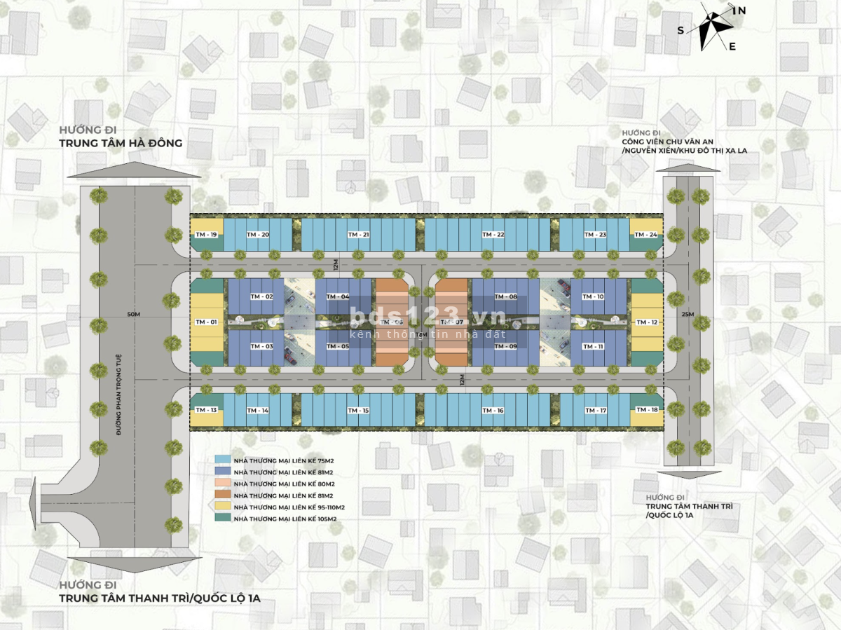 Chuyển nhượng suất đầu tư lô góc Palmy Biztown – gần ga Ngọc Hồi – 80m² – giá chỉ 147 triệu/m²