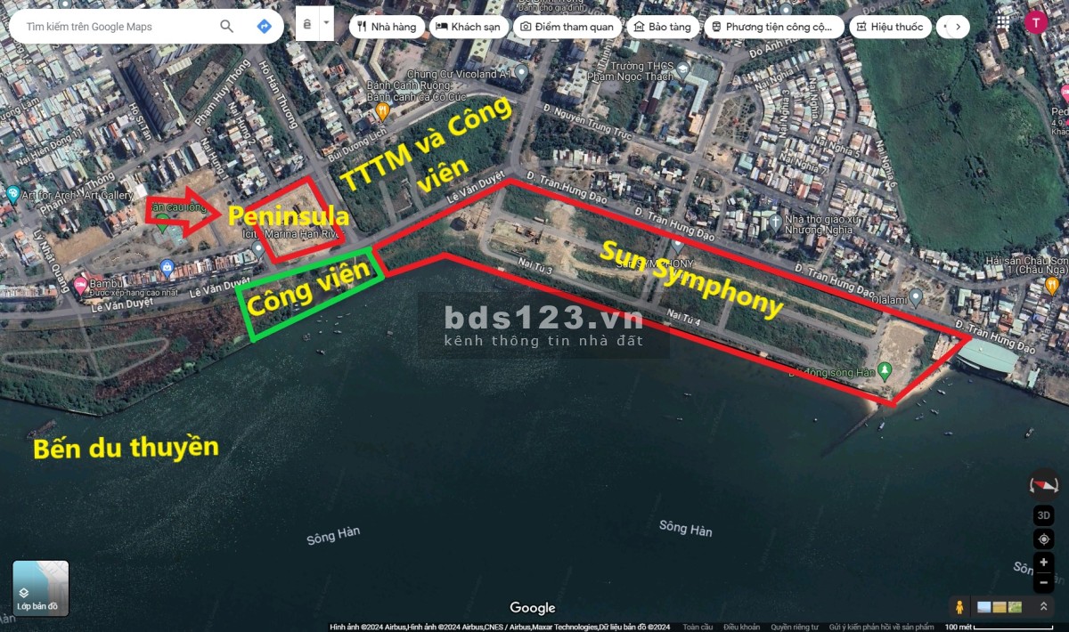 Bán căn hộ 2PN view pháo hoa Peninsula Đà Nẵng - Giá chỉ 3,x tỷ nhận nội thất cao cấp LH 0963506615