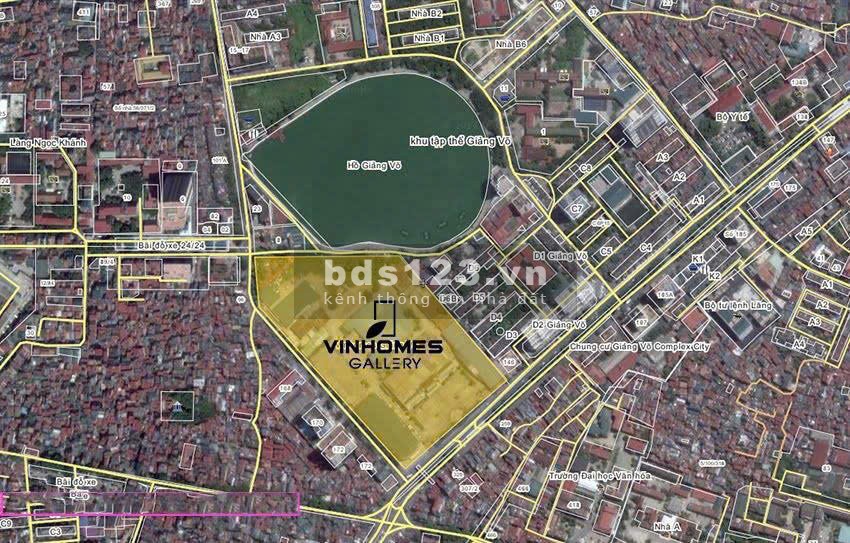 Chuẩn bị ra mắt Shop TMDV vị trí kim cương lõi thủ đô tại Vinhomes Giảng Võ- Ba Đình giá hấp dẫn
