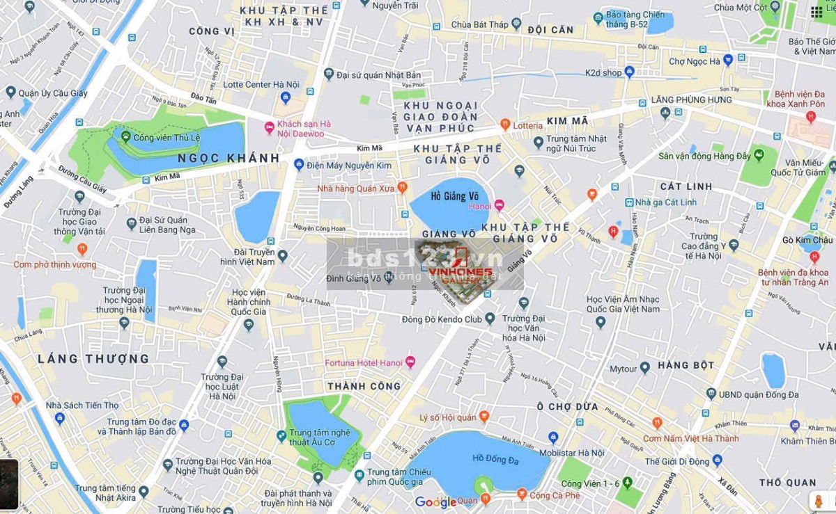 Chuẩn bị ra mắt Shop TMDV vị trí kim cương lõi thủ đô tại Vinhomes Giảng Võ- Ba Đình giá hấp dẫn