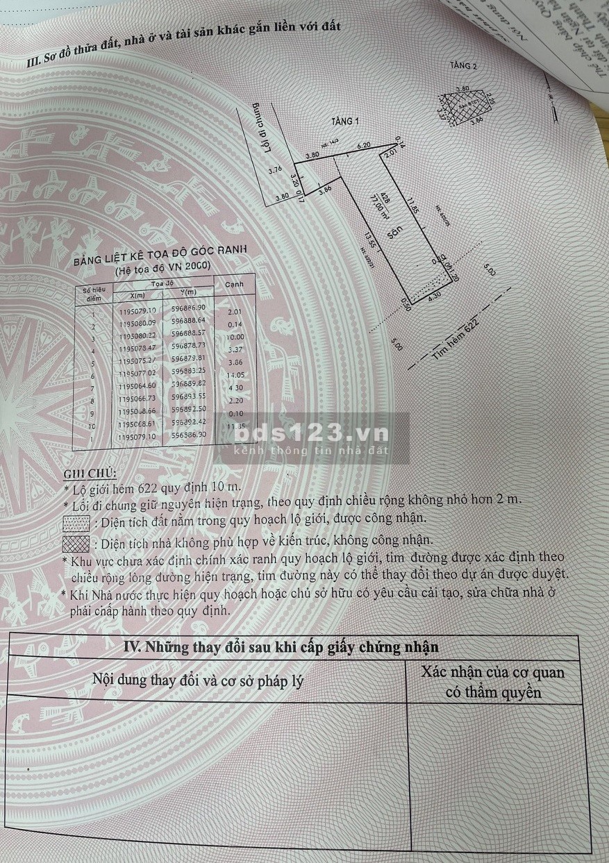 Bán nhà đường Cộng Hòa Phường 13, Quận Tân Bình, 2 mặt tiền 10m và 4m, , HCM, 77m2, 10.3 tỷ