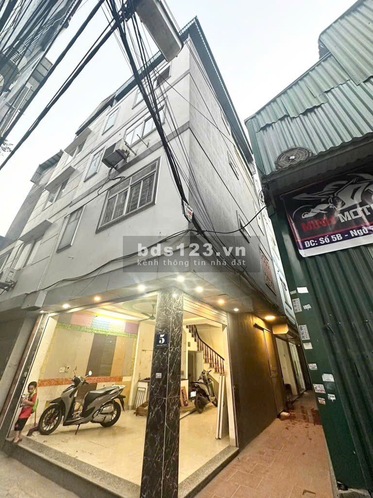 BÁN NHÀ YÊN XÁ, 40M2 X 5 TẦNG, MT4,5M, LÔ GÓC, KINH DOANH, NGÕ Ô TÔ QUA.