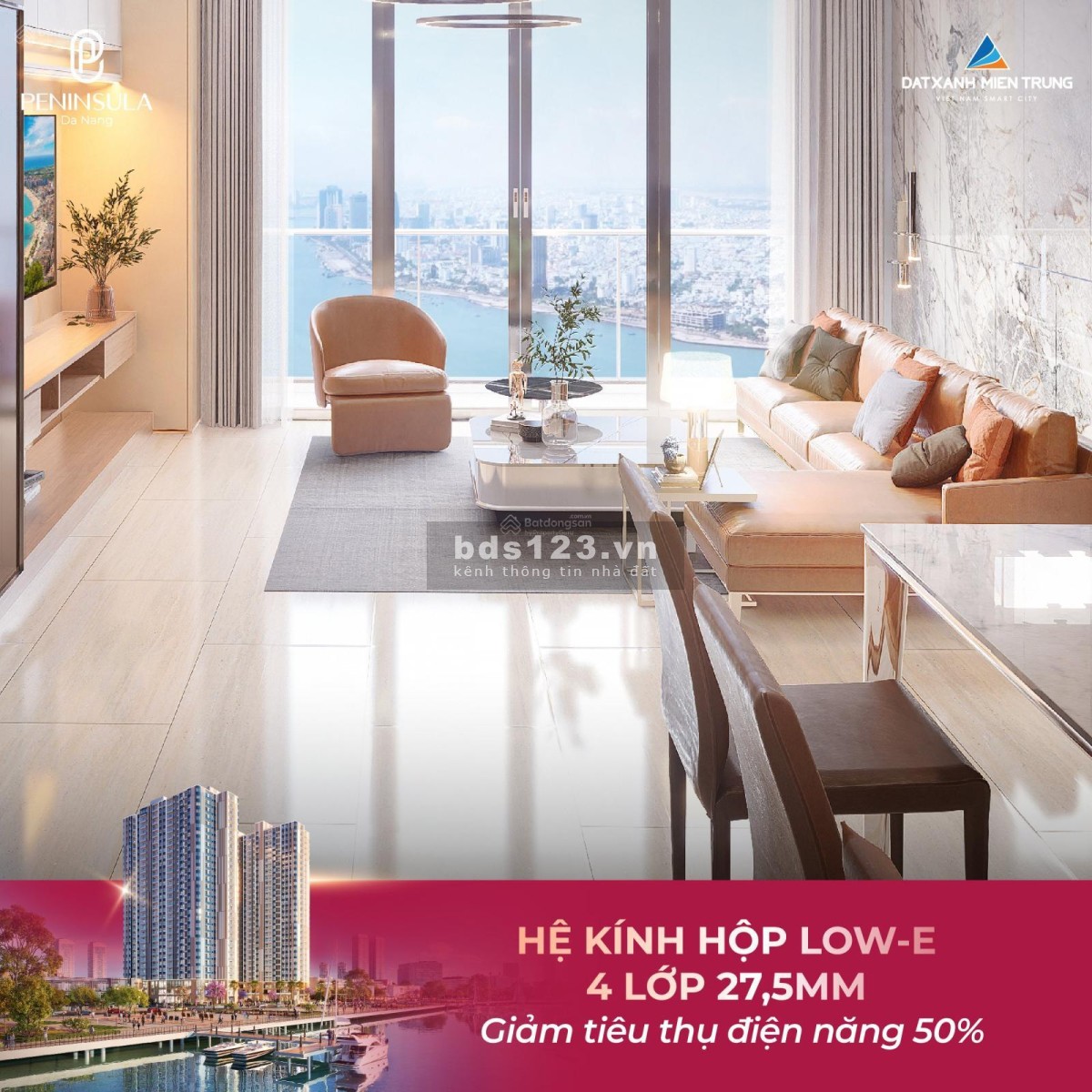 Bán căn hộ view sông Hàn dự án Peninsula Đà Nẵng - Bàn giao nội thất cao cấp