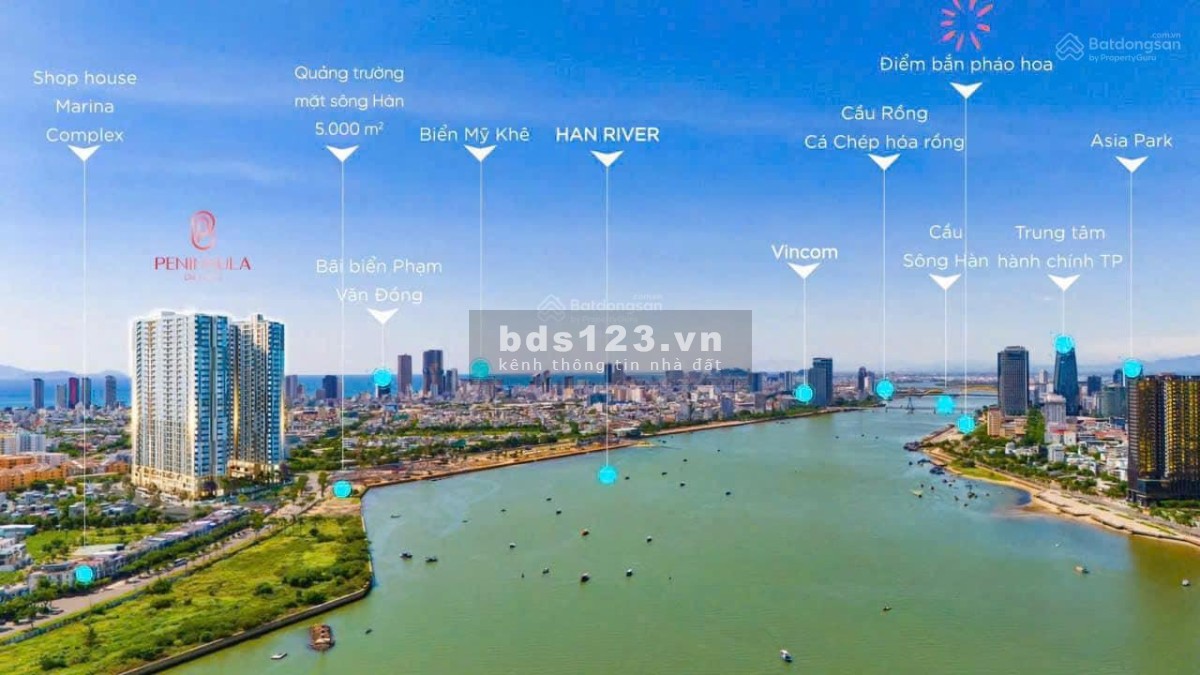 Bán căn hộ view sông Hàn dự án Peninsula Đà Nẵng - Bàn giao nội thất cao cấp