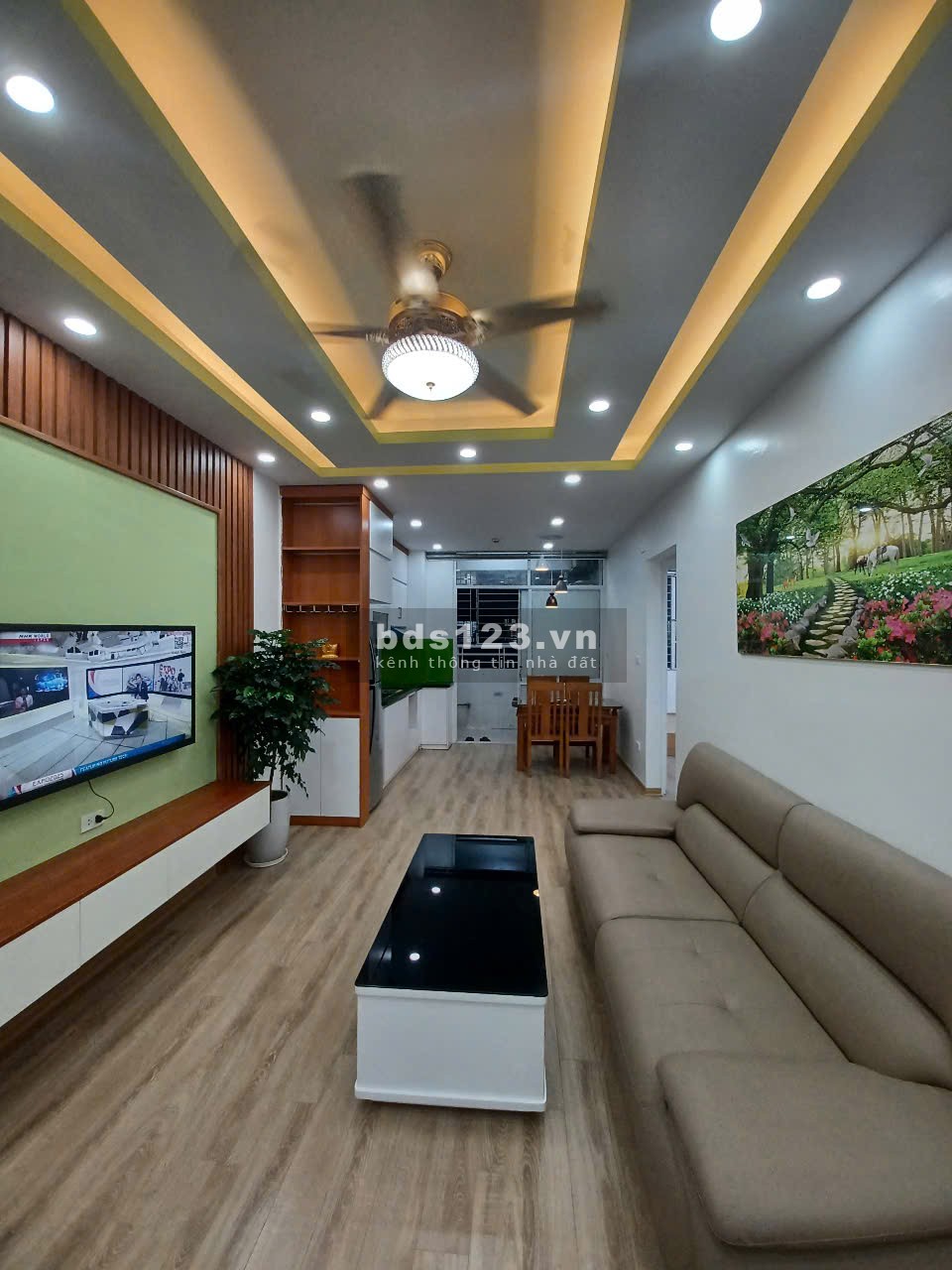 Cần Bán Chung cư 58m2 - 2n2wc Đặng Xá, Gia Lâm, Hà Nội - Nhà đẹp, full nội thất