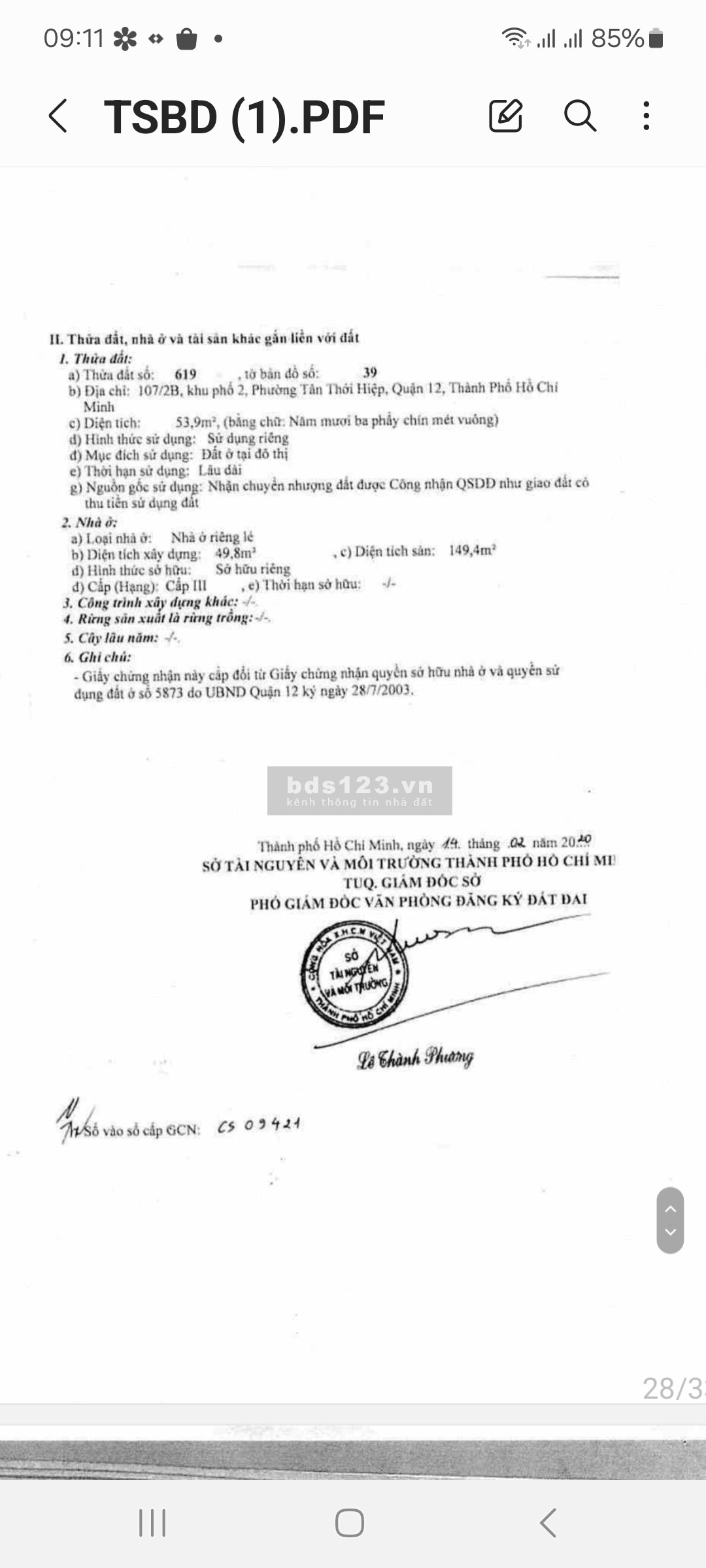 Bán nhà Nguyễn Thị Đặng, Q.12 – gần Metro Q.12, Thế Giới Di Động, nhà thờ Tân Thới Hiệp, hẻm rộng