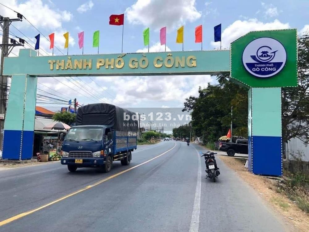 Bán đất mặt tiền Quốc lộ 50, TP Gò Công – SHR sang tên ngay – 600tr/100m² – Xây dựng tự do