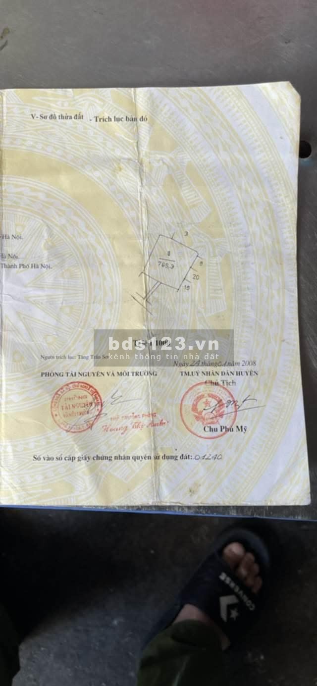Bán đất xã Phúc Tiến, Phú Xuyên, Hà Nội. Dt 765m2. Liên hệ a Long: 0912845988 (Chính chủ)