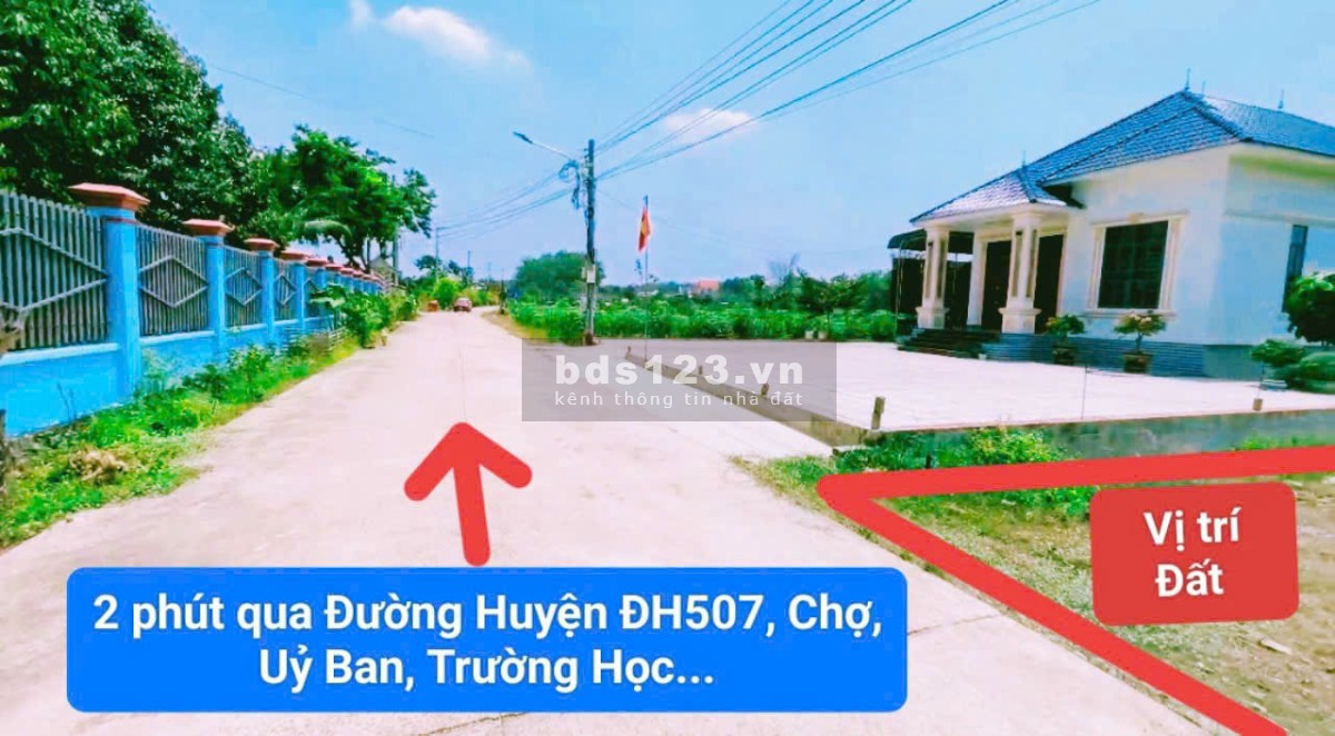 Cần bán gấp 600m2 có 200m2 thổ cư ngay UBND An Thái – Phú Giáo – Bình Dương đường DH507