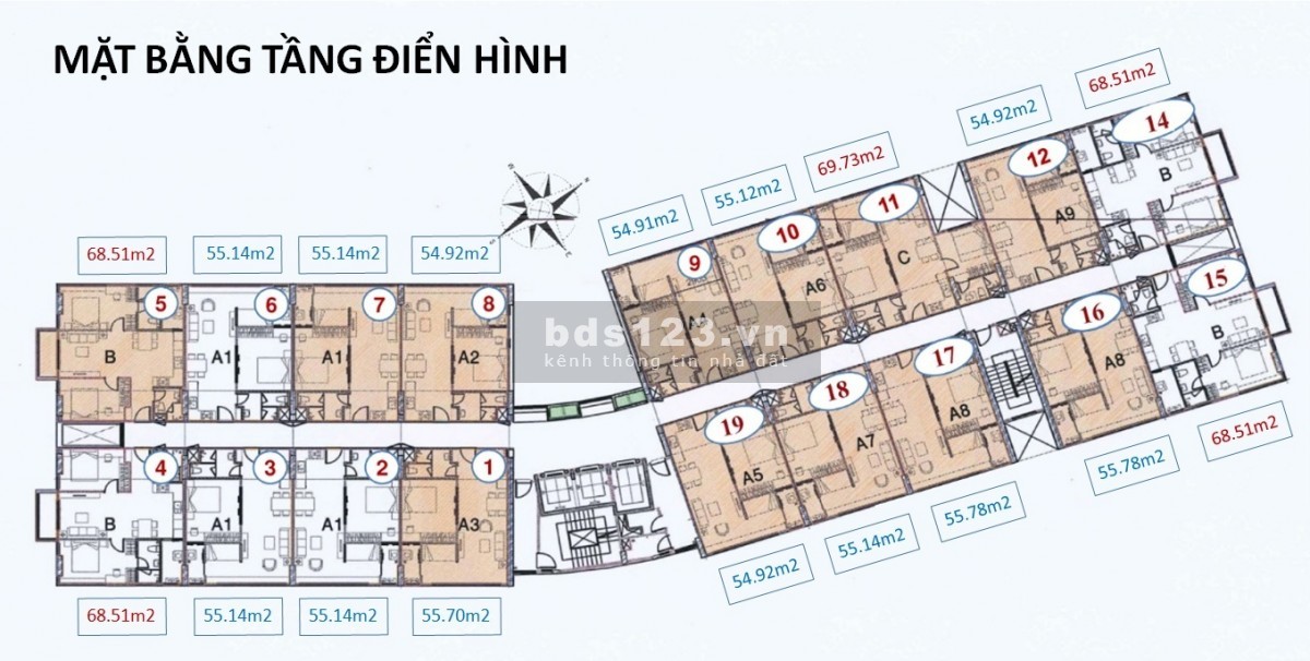 Cần bấn gấp căn hộ Flora Kikyo, 55m2 1+1PN - 1WC có nội thất điện, đã có sổ, giá chỉ 2 tỷ 8 bớt lộc