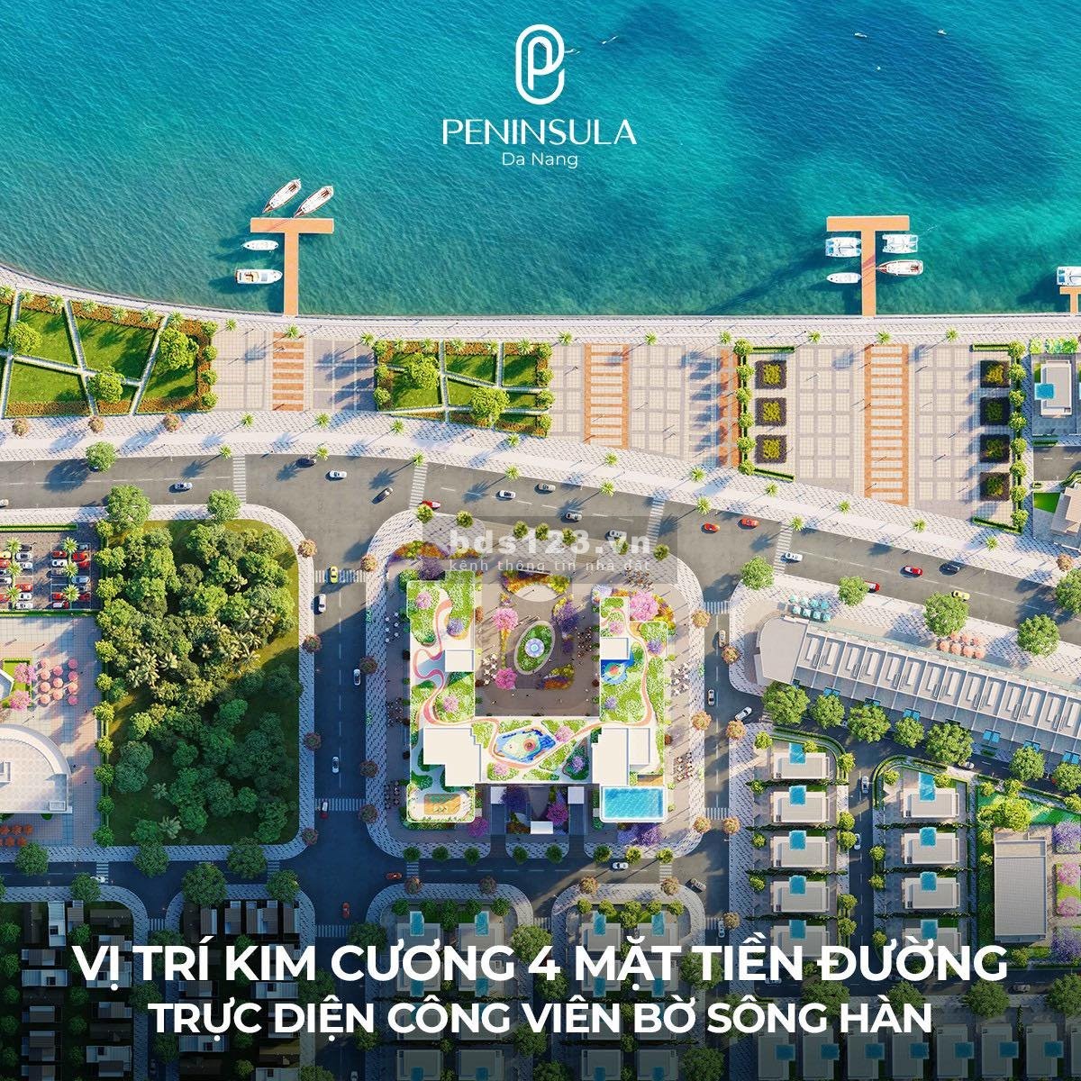 Căn hộ mặt sông hàn 2pn, dự án Peninsula Đà Nẵng, giá rẻ chưa từng có, sở hữu lâu dài