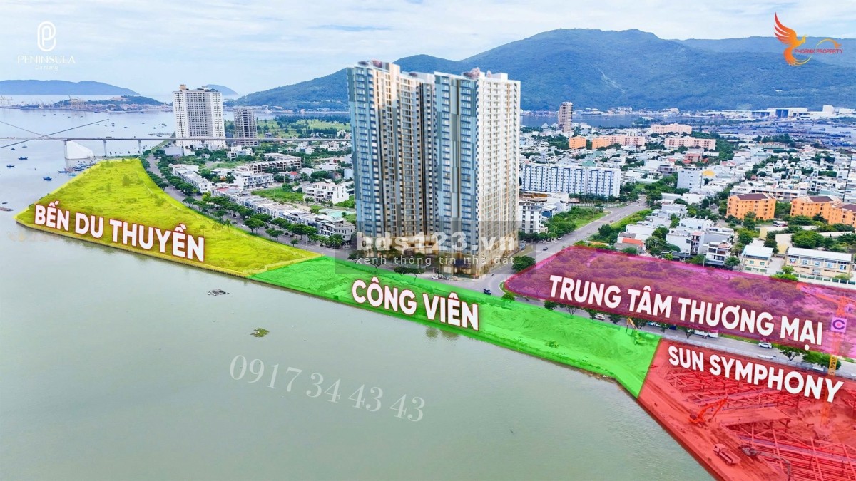 Căn hộ mặt sông hàn 2pn, dự án Peninsula Đà Nẵng, giá rẻ chưa từng có, sở hữu lâu dài