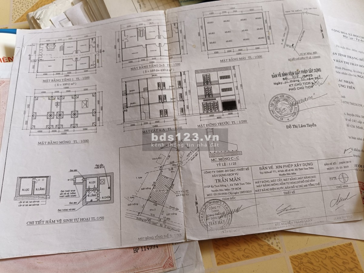 Bán đất mặt tiền đường Bùi Thị Lùng – Thị trấn Hóc Môn