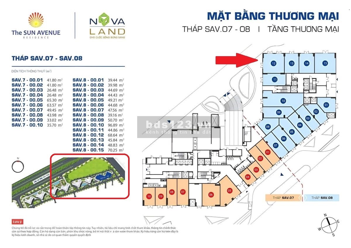 Bán căn góc shophouse mặt tiền Quận 2 The Sun Avenue Novaland