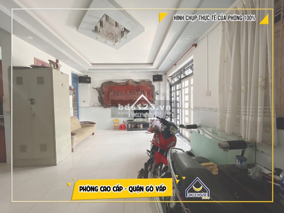 Phòng rộng tới 60m2 có phòng khách,bếp,wc riêng không giới hạn số người ở, 116/50 Dương Quảng Hàm GV